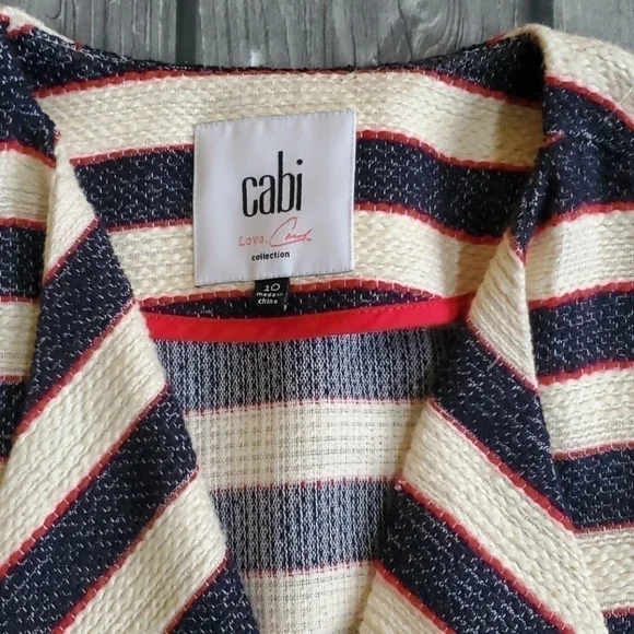 Cabi Cruise Jacket Love Carol Collection Sz 10 - Picture 4 of 8